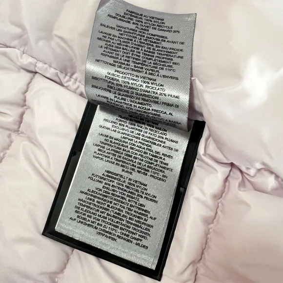 Moose Knuckles Lilac Yukon Air Down Puffer Jacket with Hood - Picture 12 of 16